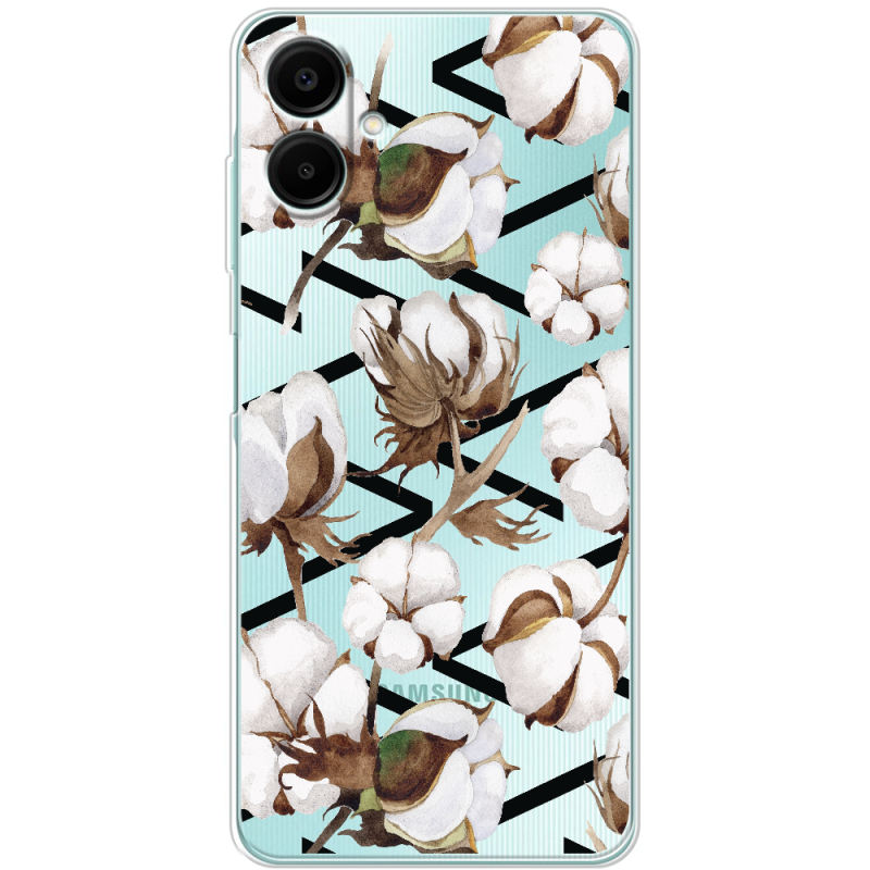 Прозорий чохол BoxFace Samsung Galaxy A07 (A075) Cotton flowers