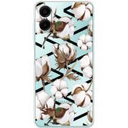 Прозорий чохол BoxFace Samsung Galaxy A07 (A075) Cotton flowers
