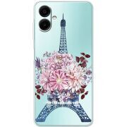 Чохол зі стразами Samsung Galaxy A07 (A075) Eiffel Tower
