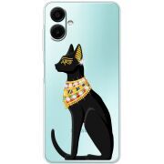 Чохол зі стразами Samsung Galaxy A07 (A075) Egipet Cat