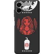 Чорний чохол BoxFace Samsung Galaxy A07 (A075) RedWhite Coffee