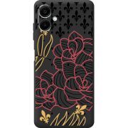 Чорний чохол BoxFace Samsung Galaxy A07 (A075) FranceFlowers