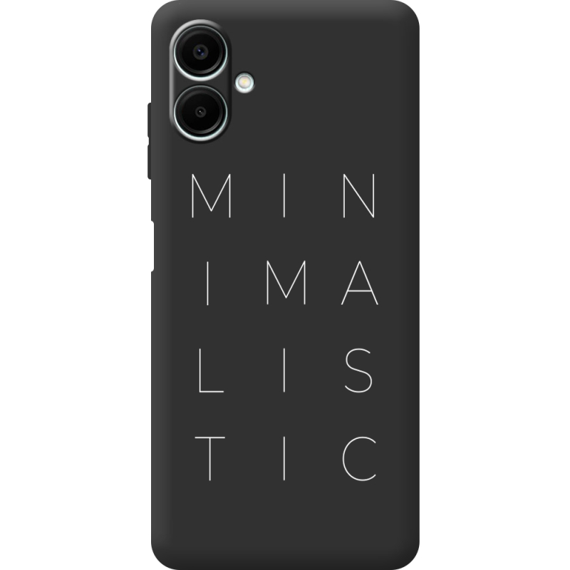 Чорний чохол BoxFace Samsung Galaxy A07 (A075) Minimalistic