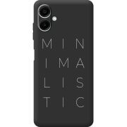 Чорний чохол BoxFace Samsung Galaxy A07 (A075) Minimalistic