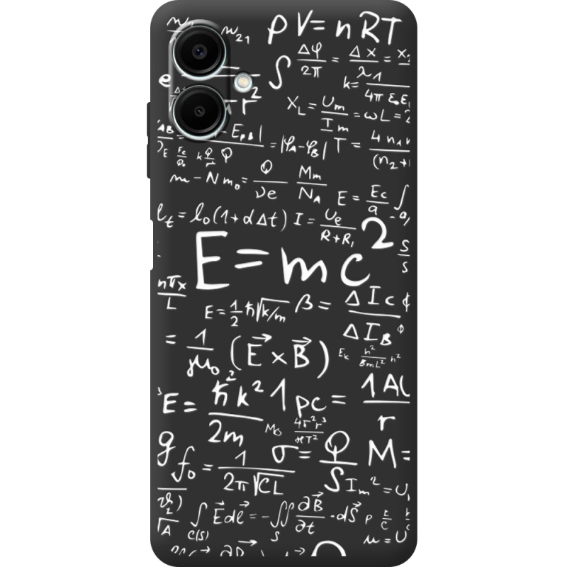Чорний чохол BoxFace Samsung Galaxy A07 (A075) E=mc2