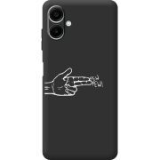Чорний чохол BoxFace Samsung Galaxy A07 (A075) Pew Pew