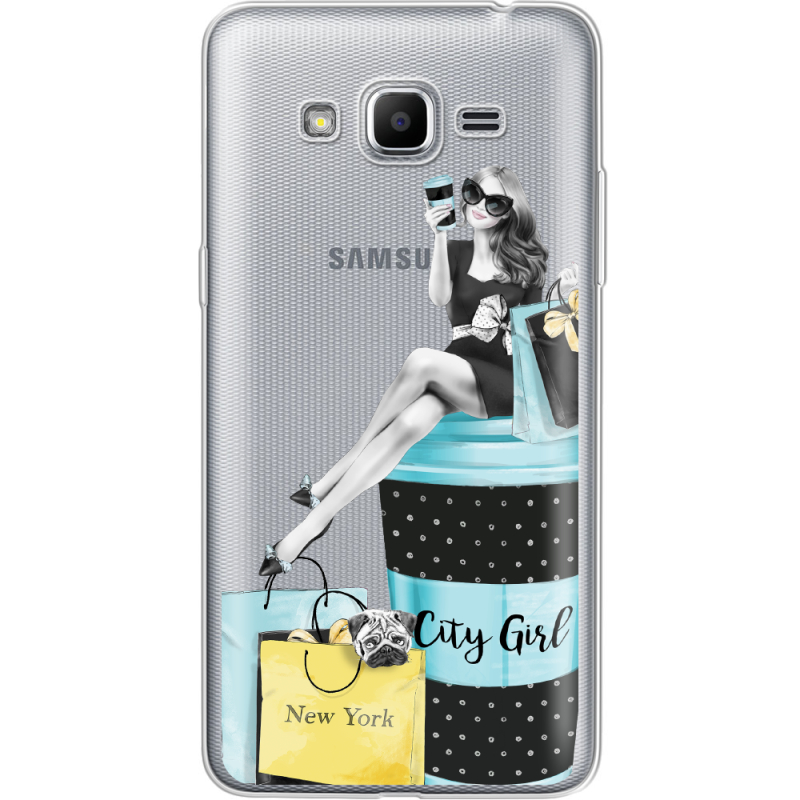 Прозрачный чехол Uprint Samsung J2 Prime G532F City Girl