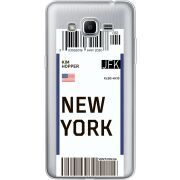 Прозрачный чехол Uprint Samsung J2 Prime G532F Ticket New York