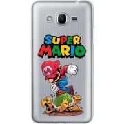 Прозрачный чехол Uprint Samsung J2 Prime G532F Super Mario