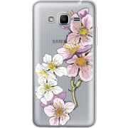 Прозрачный чехол Uprint Samsung J2 Prime G532F Cherry Blossom