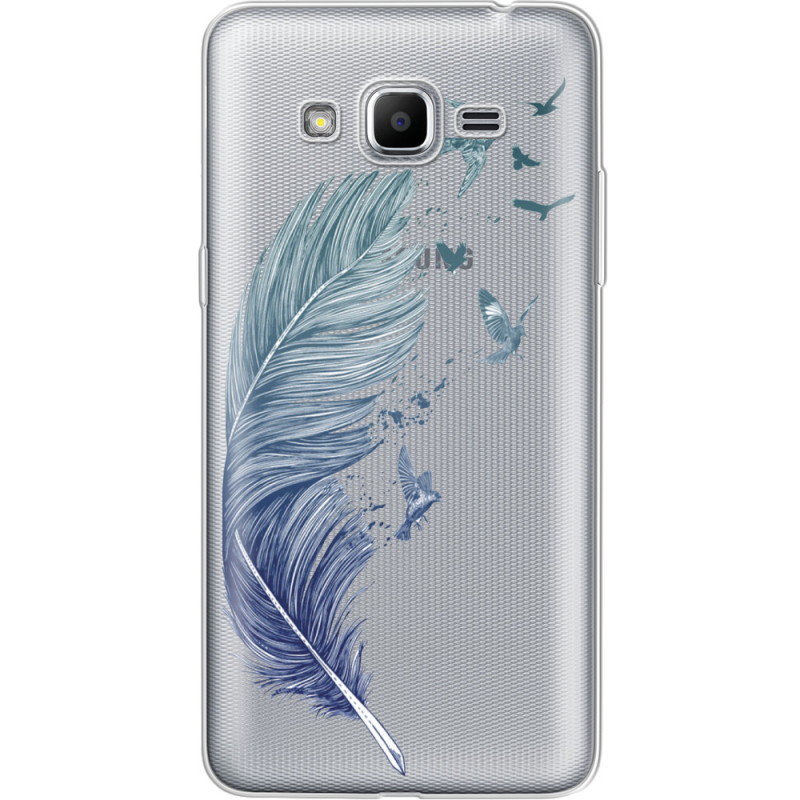 Прозрачный чехол Uprint Samsung J2 Prime G532F Feather
