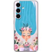 Прозорий чохол BoxFace Samsung Galaxy S25 FE (S731) Blue Hair