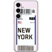 Прозорий чохол BoxFace Samsung Galaxy S25 FE (S731) Ticket New York