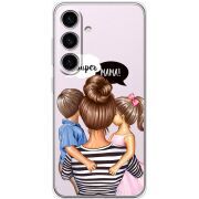 Прозорий чохол BoxFace Samsung Galaxy S25 FE (S731) Super Mama