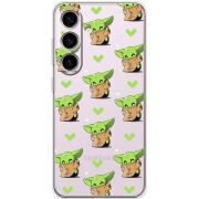 Прозорий чохол BoxFace Samsung Galaxy S25 FE (S731) Pattern Baby Yoda
