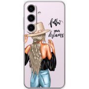 Прозорий чохол BoxFace Samsung Galaxy S25 FE (S731) Follow Your Dreams