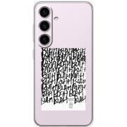 Прозорий чохол BoxFace Samsung Galaxy S25 FE (S731) Blah Blah