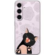 Прозорий чохол BoxFace Samsung Galaxy S25 FE (S731) Meow