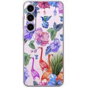 Прозорий чохол BoxFace Samsung Galaxy S25 FE (S731) Flamingo