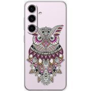 Чохол зі стразами Samsung Galaxy S25 FE (S731) Owl
