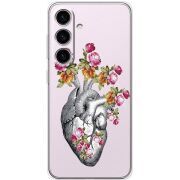 Чохол зі стразами Samsung Galaxy S25 FE (S731) Heart