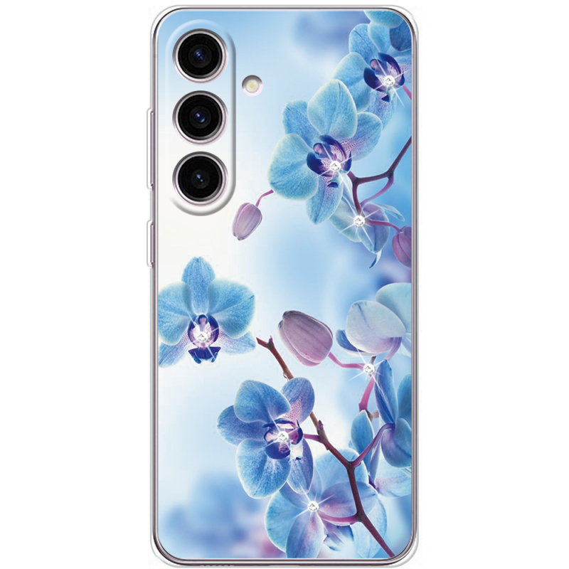 Чохол зі стразами Samsung Galaxy S25 FE (S731) Orchids
