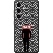 Чорний чохол BoxFace Samsung Galaxy S25 FE (S731) Man Pattern