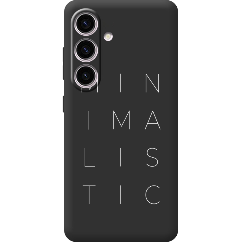Чорний чохол BoxFace Samsung Galaxy S25 FE (S731) Minimalistic