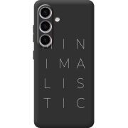 Чорний чохол BoxFace Samsung Galaxy S25 FE (S731) Minimalistic