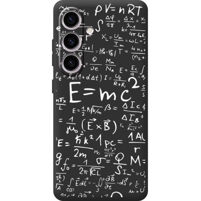 Чорний чохол BoxFace Samsung Galaxy S25 FE (S731) E=mc2