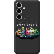 Чорний чохол BoxFace Samsung Galaxy S25 FE (S731) Among Us Impostors
