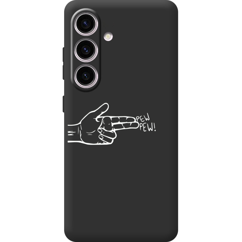 Чорний чохол BoxFace Samsung Galaxy S25 FE (S731) Pew Pew