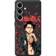 Чорний чохол BoxFace Samsung Galaxy S25 FE (S731) Атака Титанов Леви