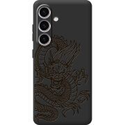 Чорний чохол BoxFace Samsung Galaxy S25 FE (S731) Chinese Dragon