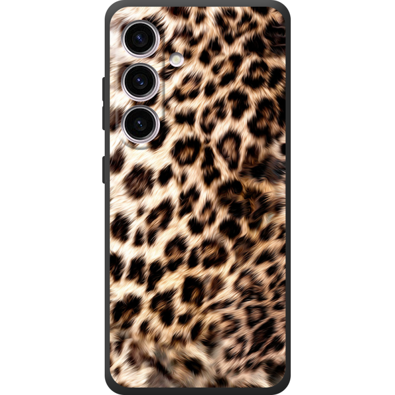 Чорний чохол BoxFace Samsung Galaxy S25 FE (S731) Леопардовий