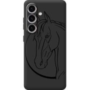 Чорний чохол BoxFace Samsung Galaxy S25 FE (S731) Horse