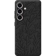 Чорний чохол BoxFace Samsung Galaxy S25 FE (S731) Leaves