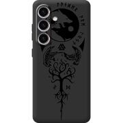 Чорний чохол BoxFace Samsung Galaxy S25 FE (S731) Hugin and Munin