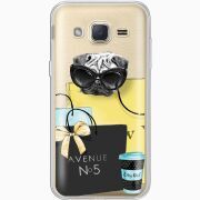 Прозрачный чехол Uprint Samsung J200H Galaxy J2 Fashion Pug