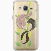 Прозрачный чехол Uprint Samsung J200H Galaxy J2 Cute Mermaid