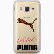 Прозрачный чехол Uprint Samsung J200H Galaxy J2 Wild Cat