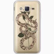 Прозрачный чехол Uprint Samsung J200H Galaxy J2 Glamor Snake