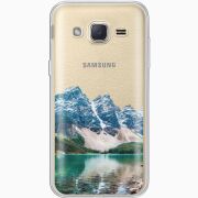 Прозрачный чехол Uprint Samsung J200H Galaxy J2 Blue Mountain