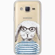 Прозрачный чехол Uprint Samsung J200H Galaxy J2 MR. Rabbit