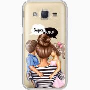 Прозрачный чехол Uprint Samsung J200H Galaxy J2 Super Mama