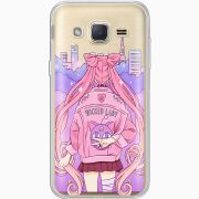 Прозрачный чехол Uprint Samsung J200H Galaxy J2 Wiked Lady