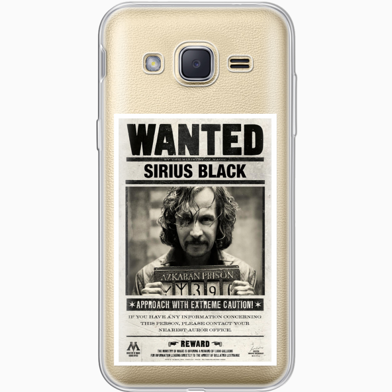 Прозрачный чехол Uprint Samsung J200H Galaxy J2 Sirius Black