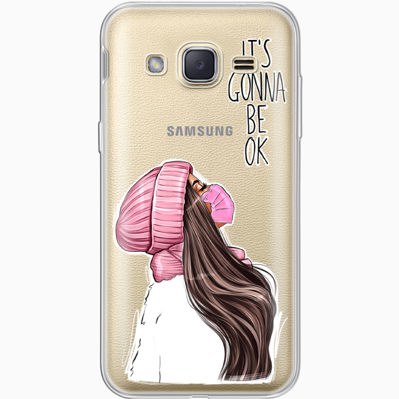 Прозрачный чехол Uprint Samsung J200H Galaxy J2 It's Gonna Be OK