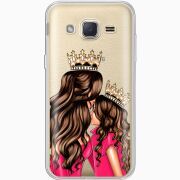 Прозрачный чехол Uprint Samsung J200H Galaxy J2 Queen and Princess