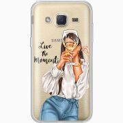 Прозрачный чехол Uprint Samsung J200H Galaxy J2 Live The Moment